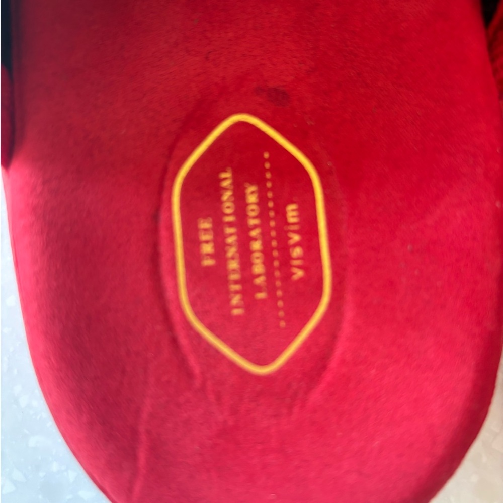 Visvim By Christo Red Adjustable Slides/Sandal- M… - image 6